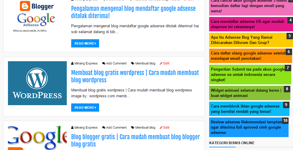 Dota 2 List: Cara Membuat Blog Bule