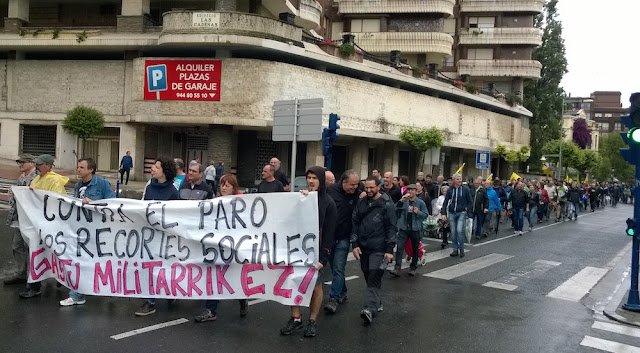 Marcha contra la pobreza en Margen Izquierda