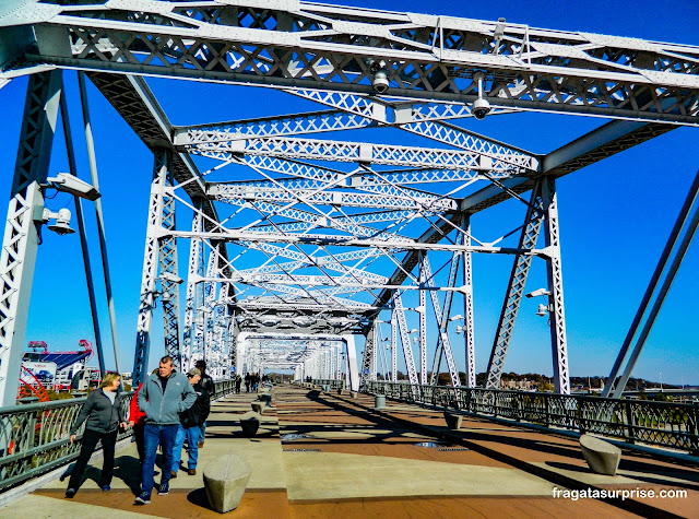 Ponte de pedestres John Seigenthaler, nashville, EUA