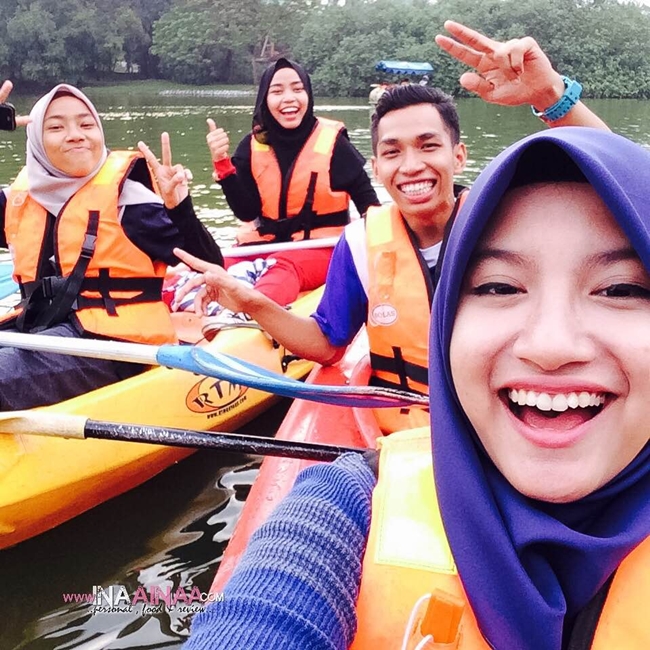 Pertama Kali Berkayak Taman Tasik Shah Alam