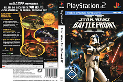 Descargar Star Wars - Battlefront II para PlayStation 2 en formato ISO región NTSC y PAL en Español Multilenguaje Enlace directo sin torrent. Star Wars: Battlefront II es un videojuego de tipo FPS desarrollado por Pandemic Studios y Lucas Arts y fue lanzado el 1 de noviembre de 2005 como mejora del juego antecesor Star Wars: Battlefront.