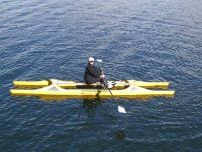 rowing for pleasure: rowing catamaran