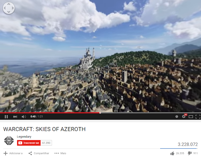 WARCRAFT | Faça uma viagem épica pelo mundo de WOW através do Youtube 360º.