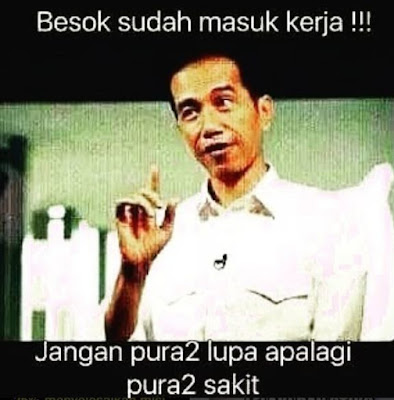 10 Meme 'Liburan Sudah Selesai' yang Kocaknya Ingin Berkata Kasar