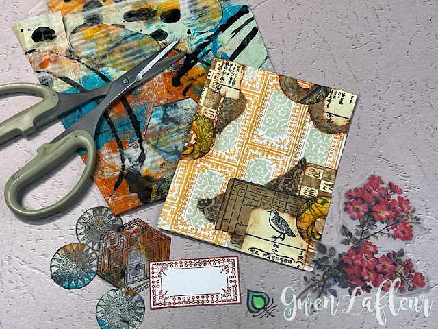 Project #2: Collage with DIY Stickers Tutorial Step 5 - Gwen Lafleur