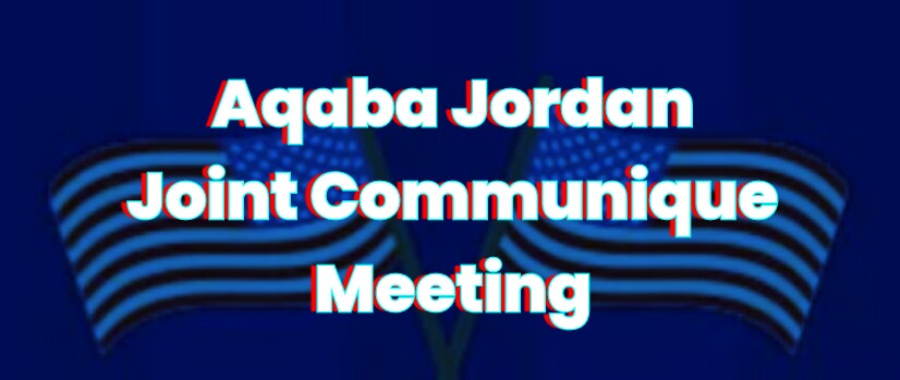 Aqaba Jordan Joint Communique