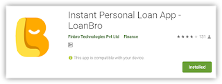 LoanBro loan on Aadhar+pan card 