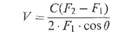 Principle of operation of doppler flowmeters equation