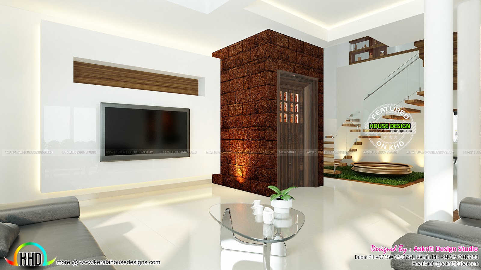 Modern interior designs  Kerala home design  and floor plans