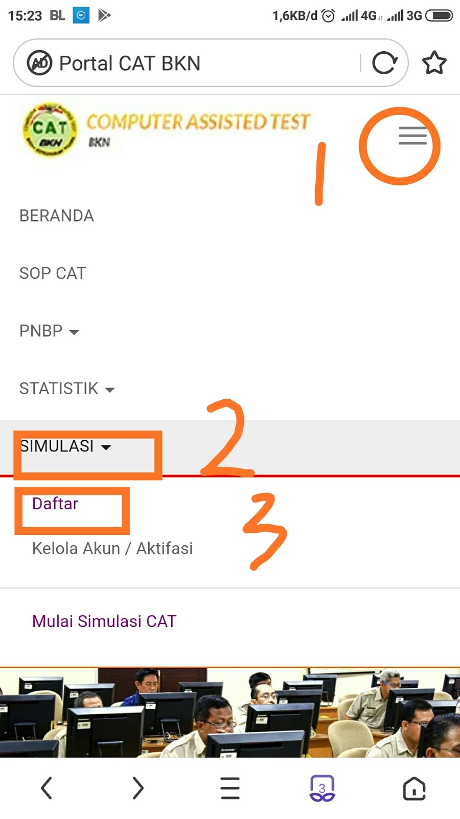  Simulasi  Latihan ujian CPNS 2021 Melalui CAT  BKN GO ID  