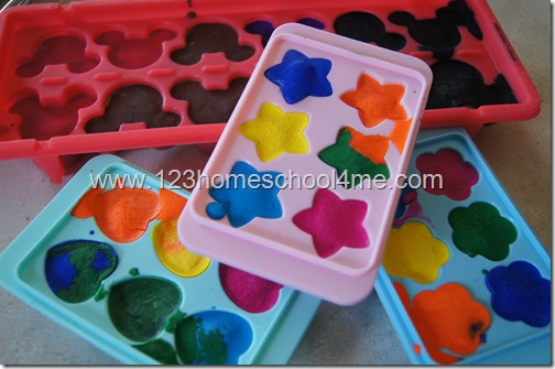 Summer Activites for Kids - Frozen Paint