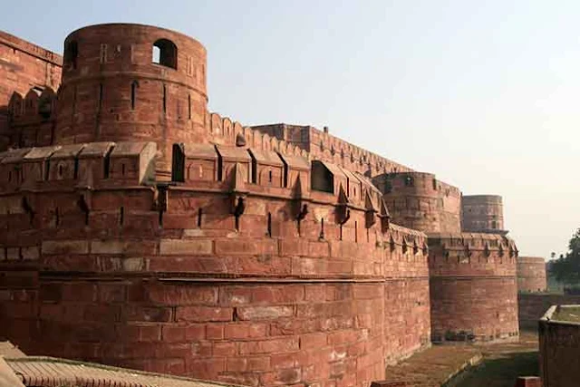 le fort rouge d'Agra
