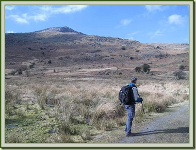 Setting off up Moel Hebog