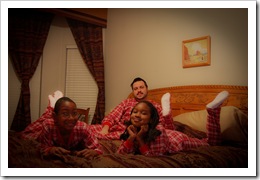 Jason, Halie, Brevin PJs