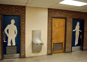 rest rooms near entrance