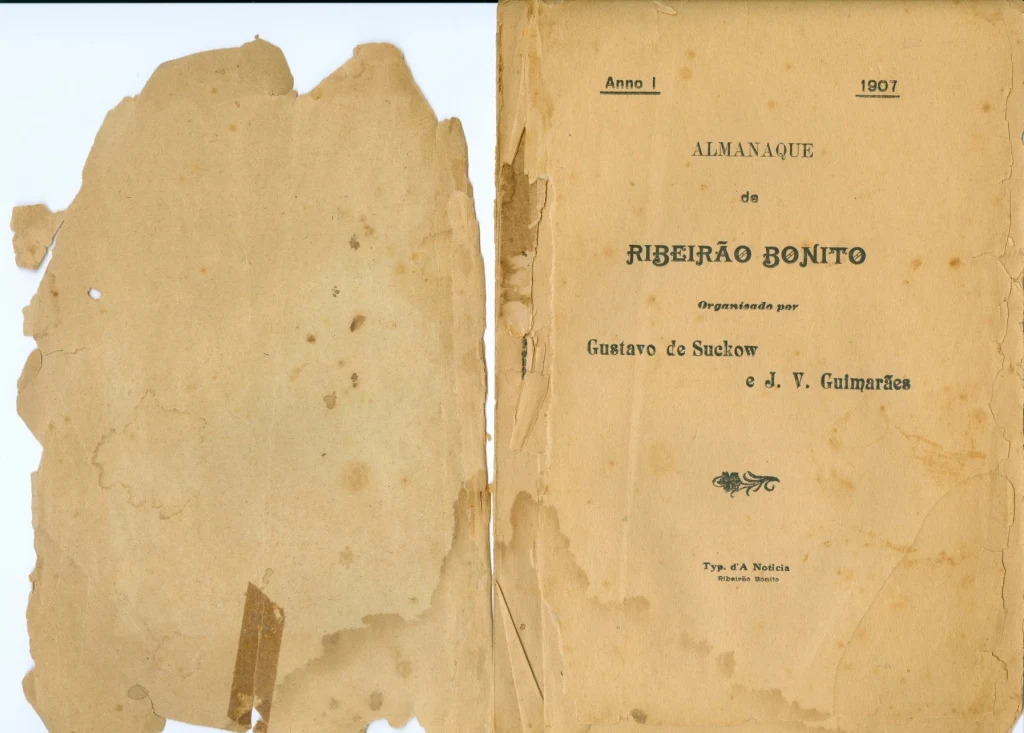  Almanaque - Ribeirão Bonito 1907