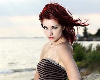 Red hair and red Beauty Awesome Wallpaper of Girl Susan Coffey