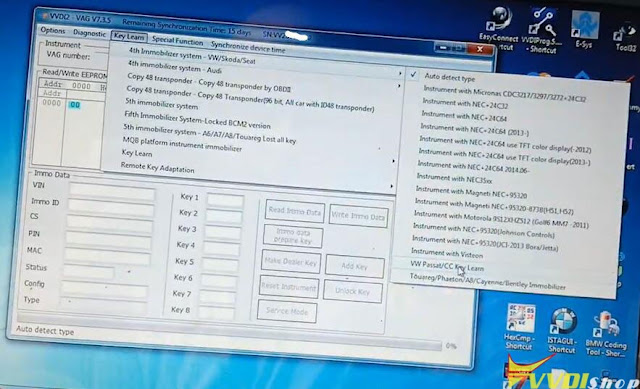 Xhorse VVDI Prog VVDI2 Program Passat B7 ID48 All Keys Lost 3