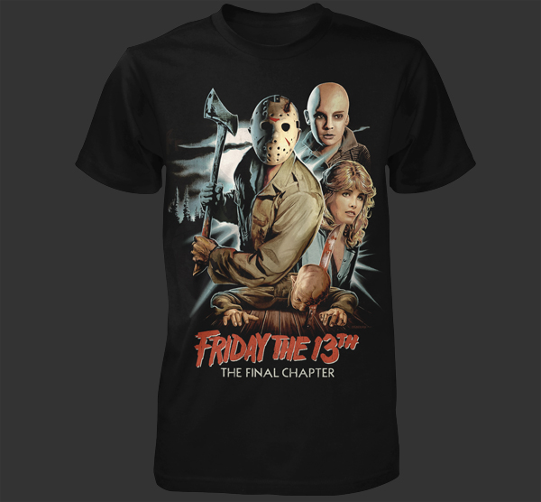 Two Awesome Friday The 13th: The Final Chapter Shirts Revealed For July 13th!