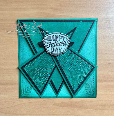 Angela's PaperArts: Stampin Up 3D fern and Nature's Prints stamp set