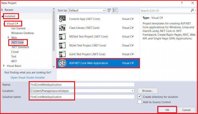 ASP.NET Core launchSettings.json file