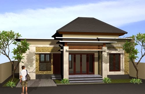 gambar rumah modis update Contoh Desain Rumah Bali Modern 