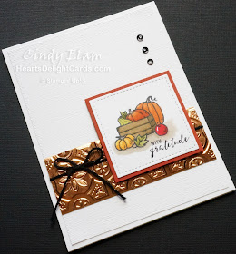 Heart's Delight Cards, Many Blessings, Thankful, Stampin' Up! Holiday 2018, 