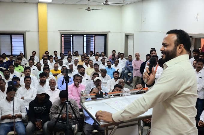 फलटण कृषी उत्पन्न बाजार समिती गाळेधारकांचा भाजपमध्ये जाहीर प्रवेश ; ग्रामविकास मंत्री जयकुमार गोरे यांचा रामराजेंवर जोरदार हल्लाबोल