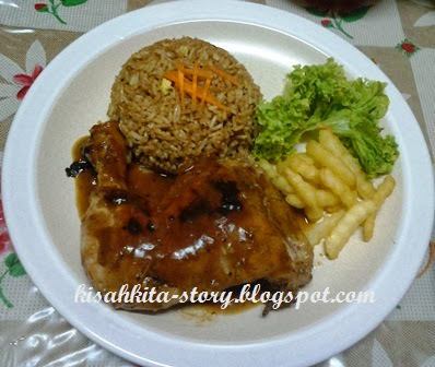 Idayuni: Resepi Grill Chicken Chop + Kentang Putar