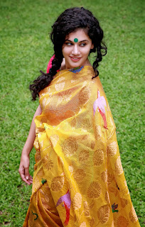 Actress Tapsee Saree Photos