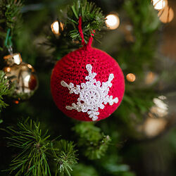 Bola de Navidad a Crochet
