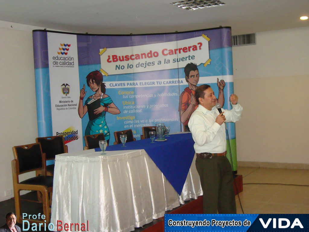 Ponencia del Ingeniero Fabio Segura en el encuentro departamental ‘Buscando Carrera’ 