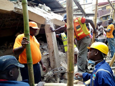 2 confirmed dead in Lagos 3-storey building collapse