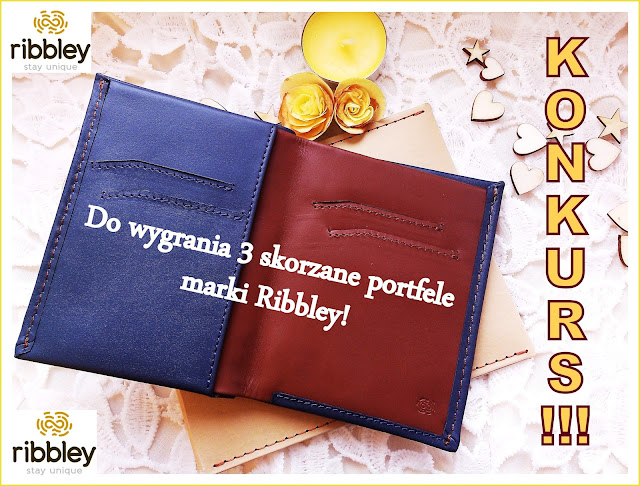 Konkurs!!! Do wygrania 3 skórzane portfele marki Ribbley!