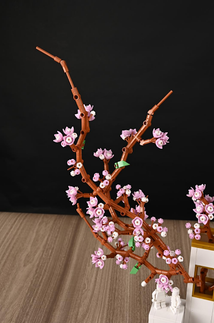 Nifeliz Sakura Tree Plant Decor Building Kit