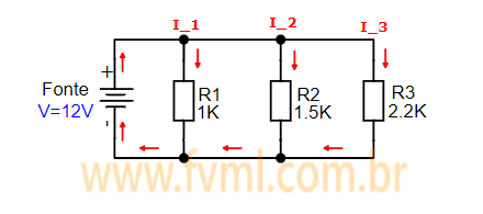 Associação de resistores Paralelo - fvml