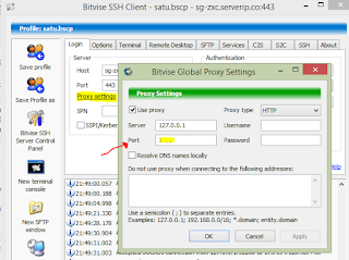 setting port sesuasi inject