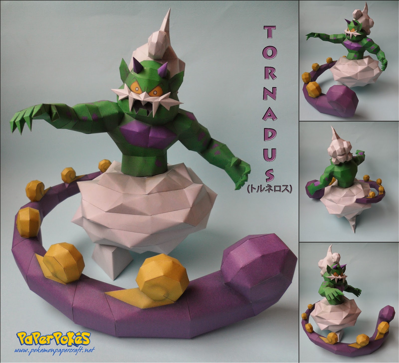 Pokemon Tornadus Papercraft