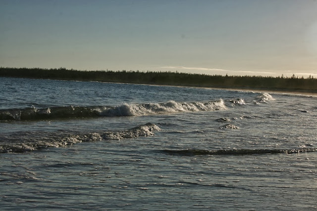 Nova Scotia Beach,  waves