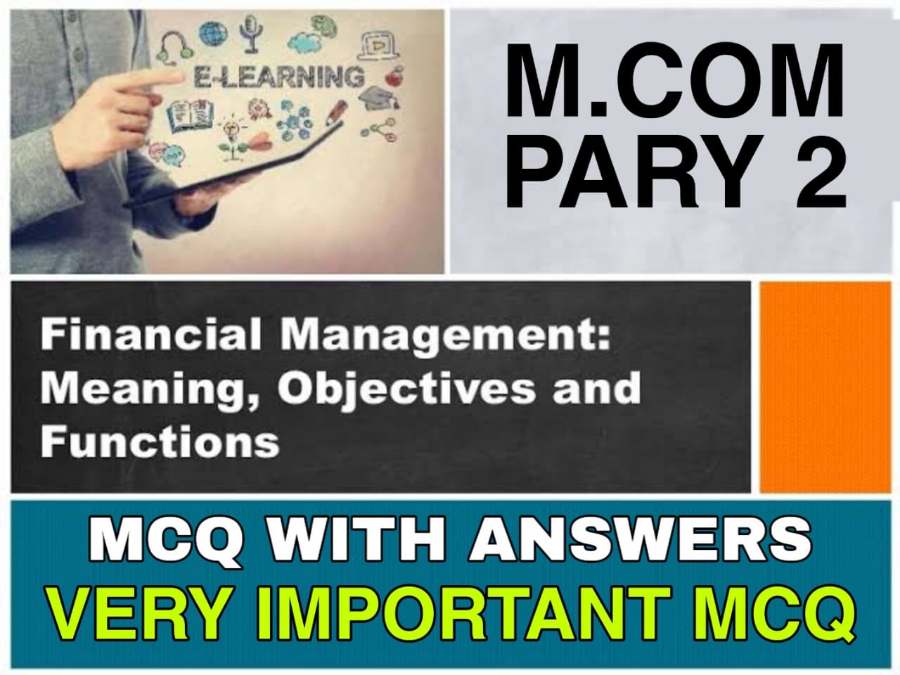 M.com Part 2 FINANCIAL MANAGEMENT