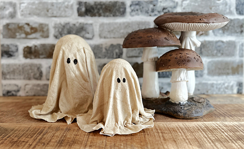 Vintage Recycled Fabric Ghosts