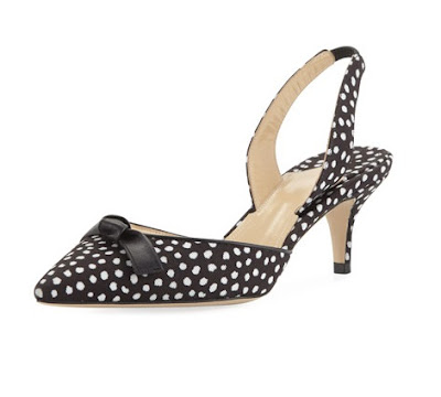 Paul Andrew Rhea Dotted Knot Slingback Pumps 