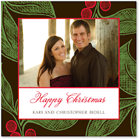 merry christmas couple wishing