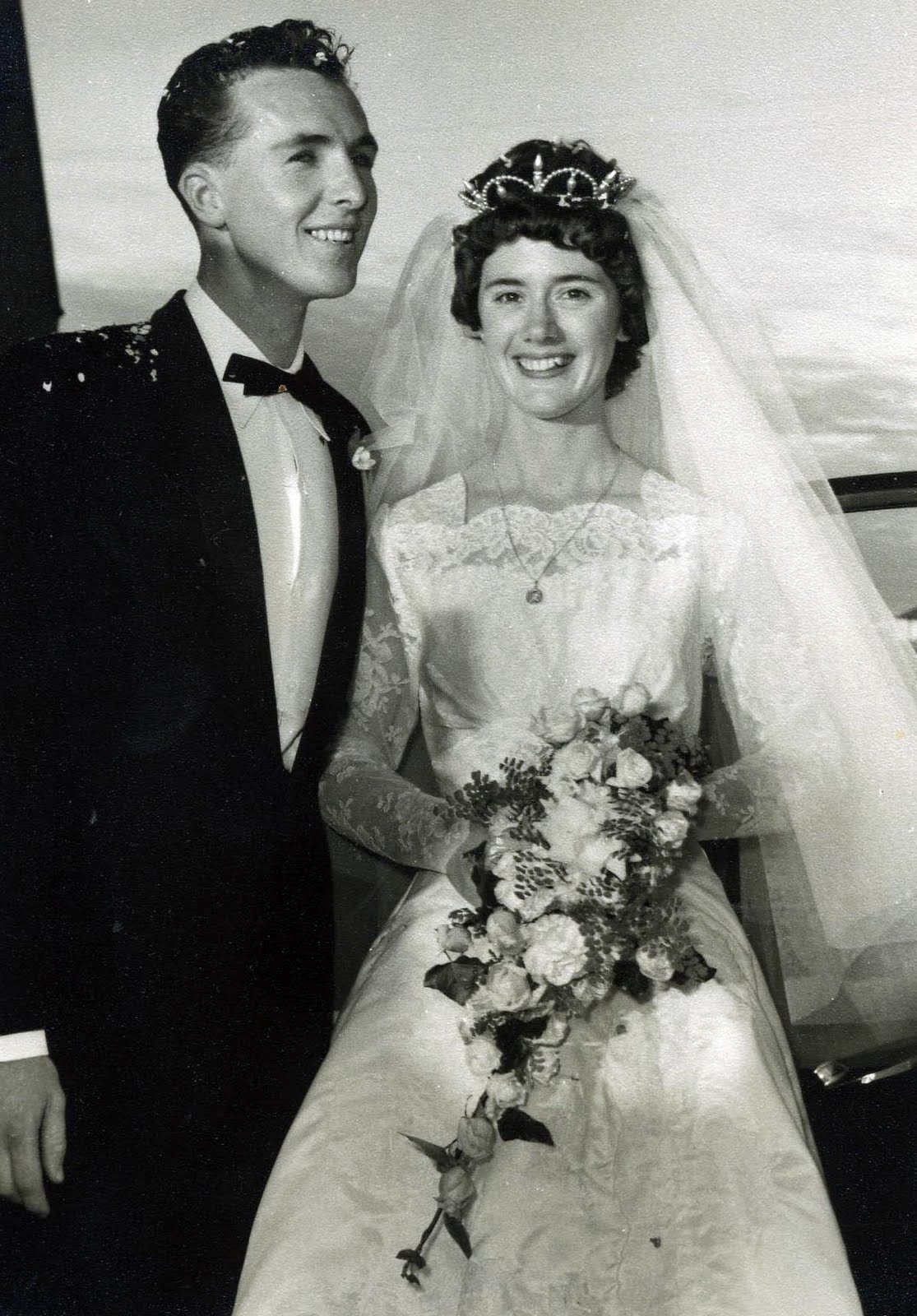 50 s style wedding tabledecor