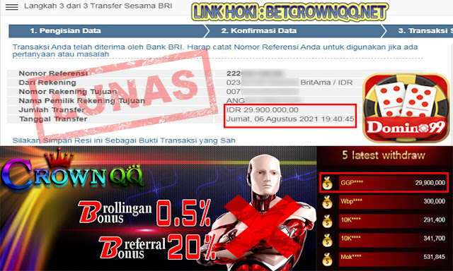 CrownQQ Agen DominoQQ BandarQ dan Domino99 Online Terbesar