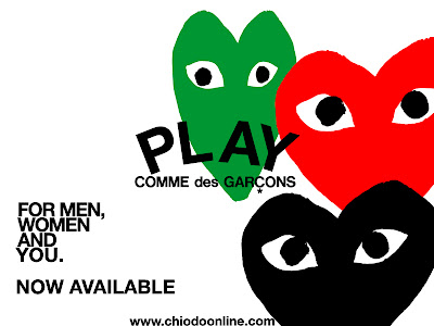 Play Comme Des Garcons Logo. COMME des GARCONS PLAY NOW