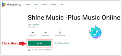 Shine Music app for PC