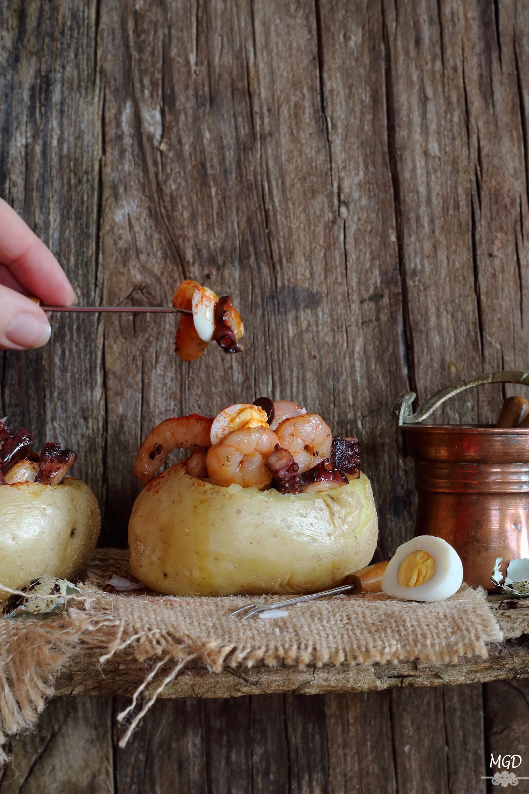 Patatas rellenas de marisco by Gaston Acurio