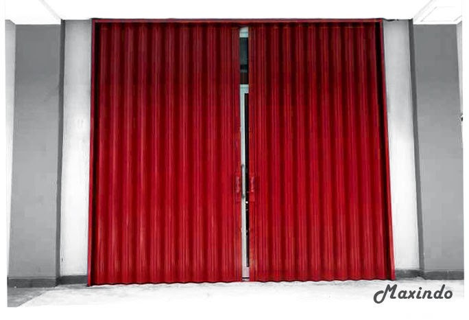 Populer 42 Warna  Cat  Folding  Gate  Motif Minimalis