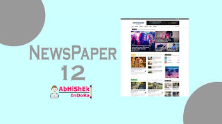 Newspaper 12 Premium Blogger Template (Free Download)